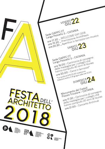 Festa dell'Architetto 2018